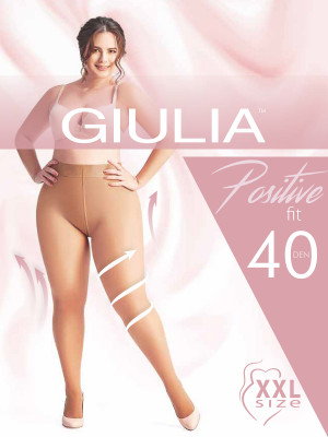 Колготки Giulia POSITIVE FIT 40 XL