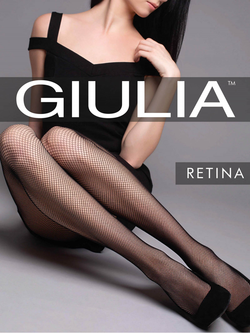Giulia RETINA эластичные бесшовные колготки в мелкую сетку