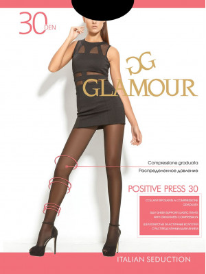 Колготки GLAMOUR Positive Press 30 скидка