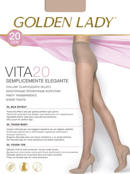 Колготки GOLDEN LADY VITA 20 (10 шт)