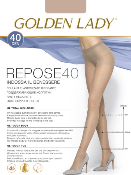 Колготки GOLDEN LADY Repose 40 (10 шт)