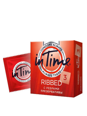 Презервативы IN TIME Ribbed №3 (S)