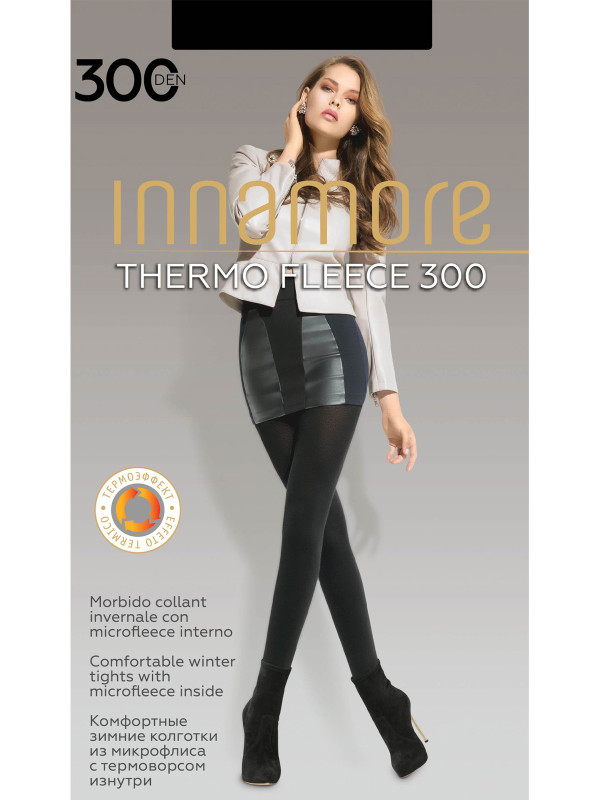 Теплые колготки INNAMORE THERMO FLEECE 300: идеальный комфорт и защита от холода в холодное время года