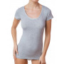 Женская футболка JADEA 4181 T-SHIRT SCOLLO LOLLO для создания повседневного образа.
