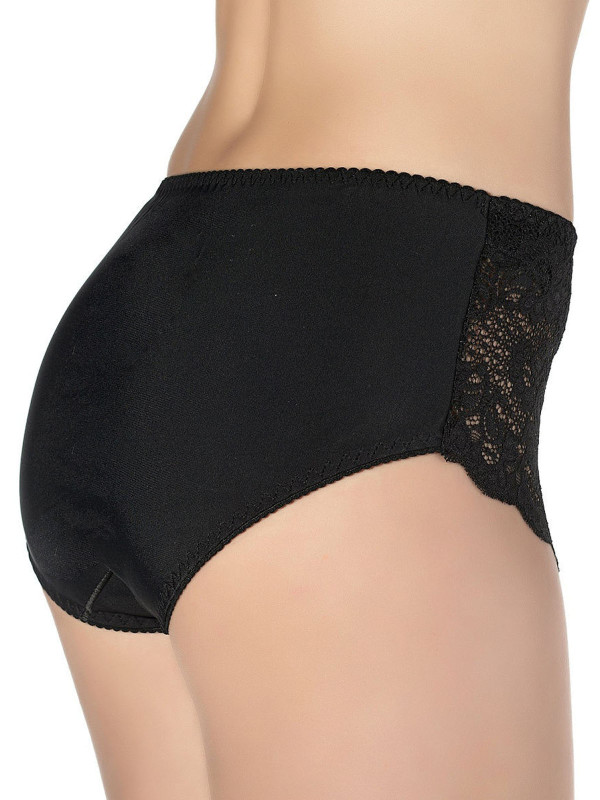 Трусики слип JADEA 791 SLIP MIDI: изысканное сочетание комфорта и стиля с кружевными вставками - выбор современной женщины.