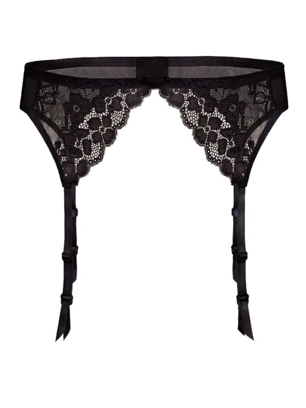 Кружевной пояс для чулок Julimex Daisy Reggicalze