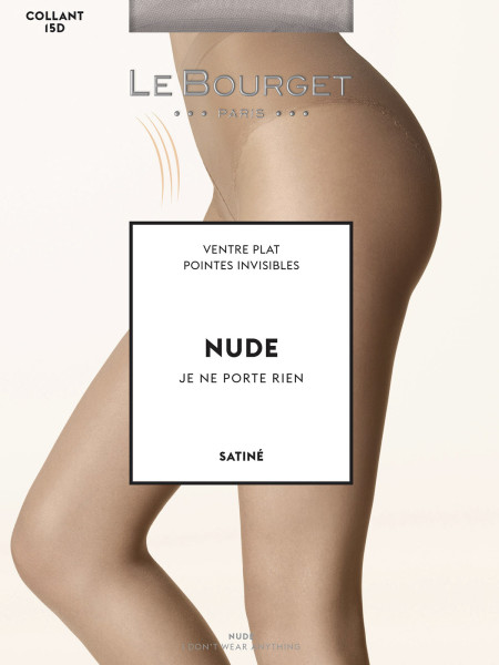 Колготки LE BOURGET NUDE SATINE 12 ventre plat sculptant