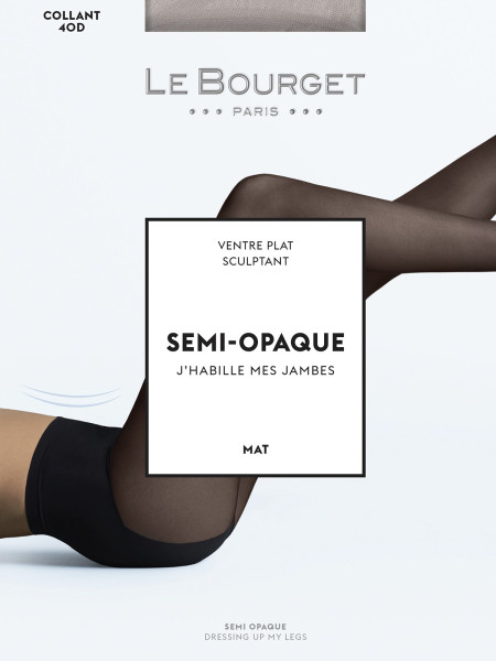 Колготки LE BOURGET SEMI-OPAQUE MAT 40 ventre plat sculptant