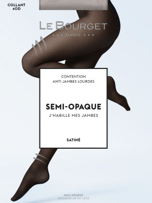 Колготки LE BOURGET SEMI-OPAQUE SATINE 40 contention