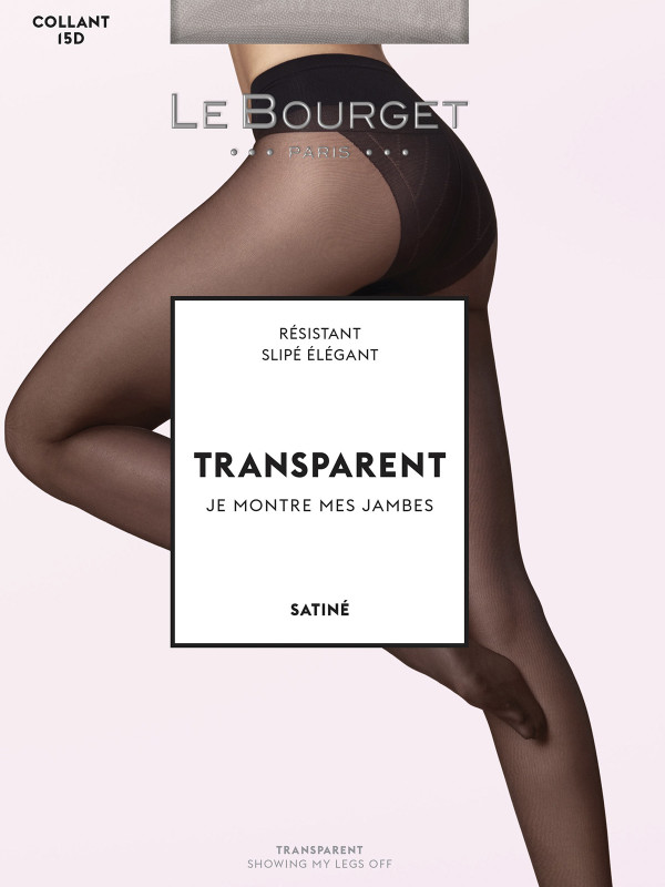 Колготки LE BOURGET TRASPARENT SATINE 15 resistant slipe