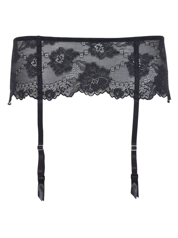 Широкий кружевной пояс для чулок LORMAR LUX Reggicalze