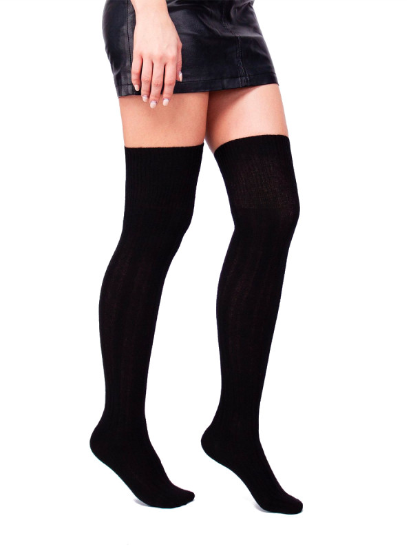 Гольфины из шерсти и кашемира MADEMOISELLE 19170 over knee