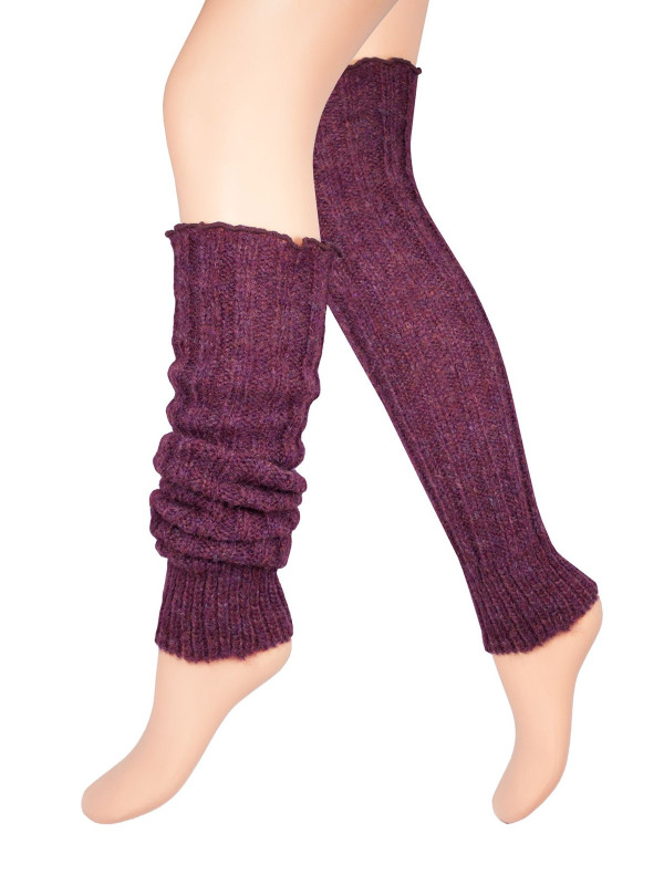 Теплые и уютные женские гетры MADEMOISELLE Hematite из шерсти и мохера - идеальный выбор для тех, кто ценит комфорт и стиль в холодную погоду