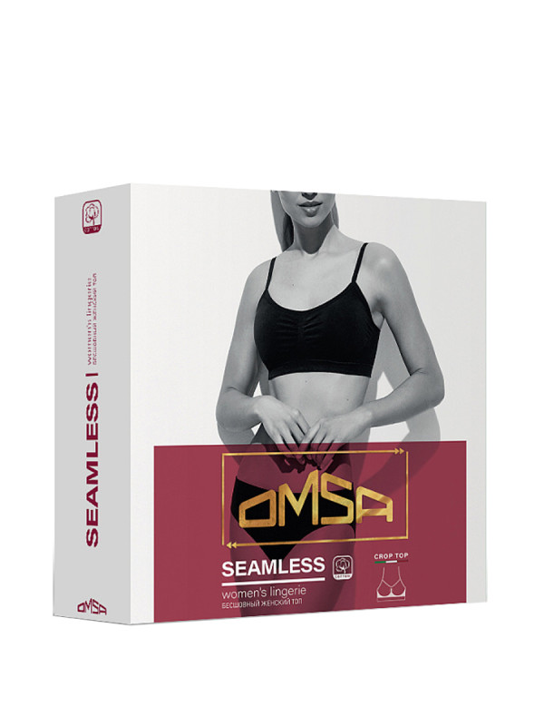 Топ на тонких регулируемых бретелях OMSA TOP COTTON OmD 1111