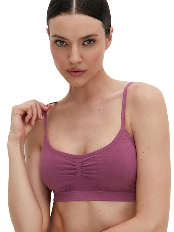 Топ на тонких регулируемых бретелях OMSA TOP COTTON OmD 1111