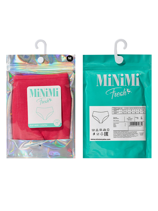 Трусы MINIMI MFR222 Slip midi ribana