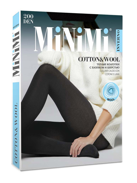 Колготки MINIMI COTTON & WOOL 200