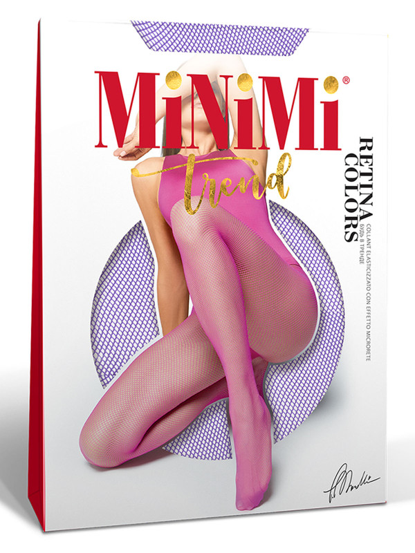 Колготки в сетку MINIMI RETINA COLORS - яркие цвета для теплой весны и лета