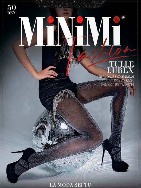 Колготки MINIMI TULLE LUREX 50
