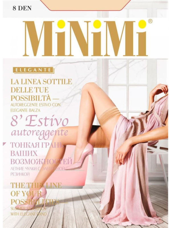 Чулки MINIMI ESTIVO 8 (упаковка 10 шт)