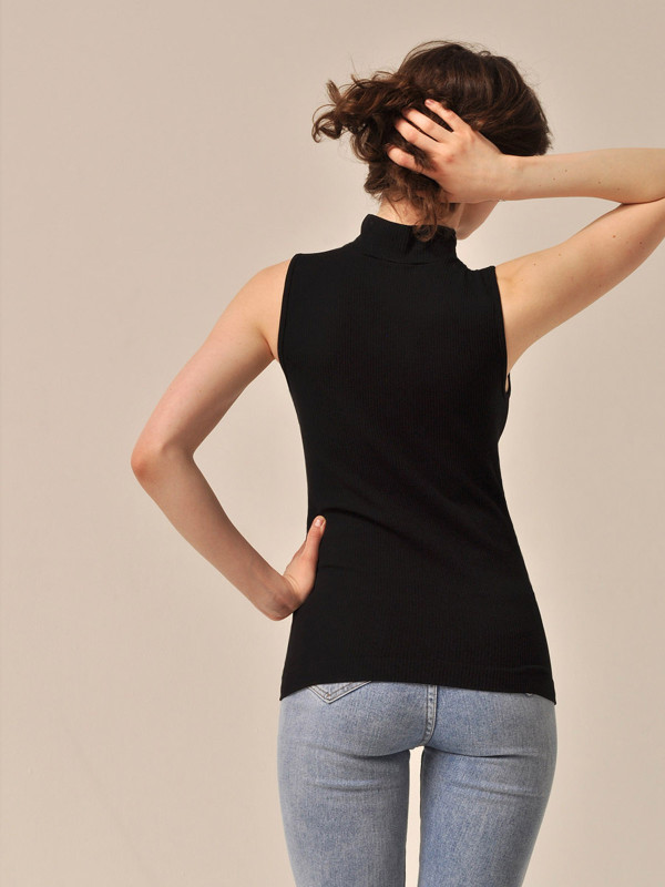 Водолазка MY TOP SLEEVELESS LONG RIB SM122