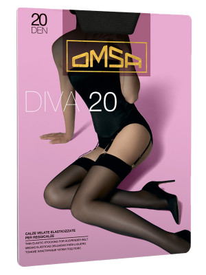 Чулки OMSA DIVA 20 (упаковка 8 шт)
