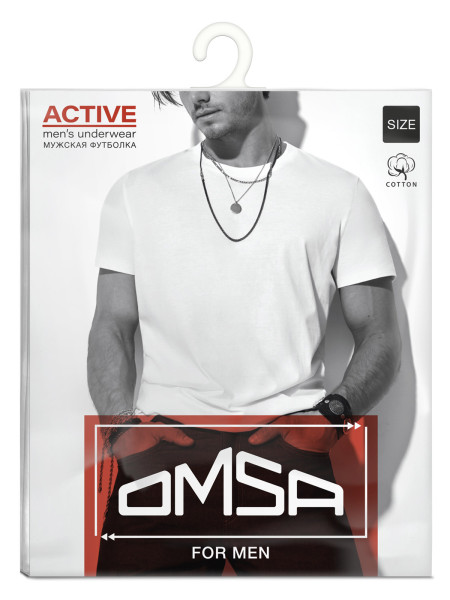 Футболка мужская OMSA for men OMT_U 1201 COTTON