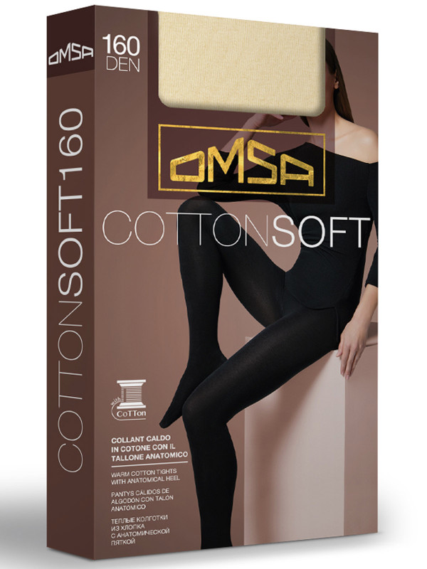 Теплые колготки OMSA COTTON SOFT 160 XL - идеальный выбор для осенне-зимнего сезона