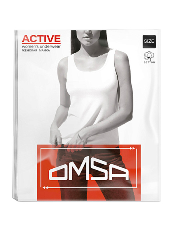 Майка женская на широких бретелях OMSA OmT D1101