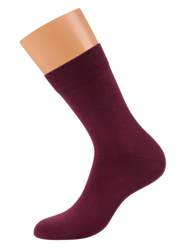 Носки мужские классической длины Omsa for men STYLE 513 со строгим рисунком в мелкий горошек