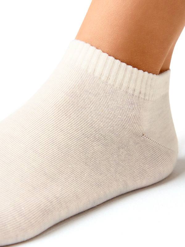 Носки женские укороченные с люрексом Omsa ECO 255