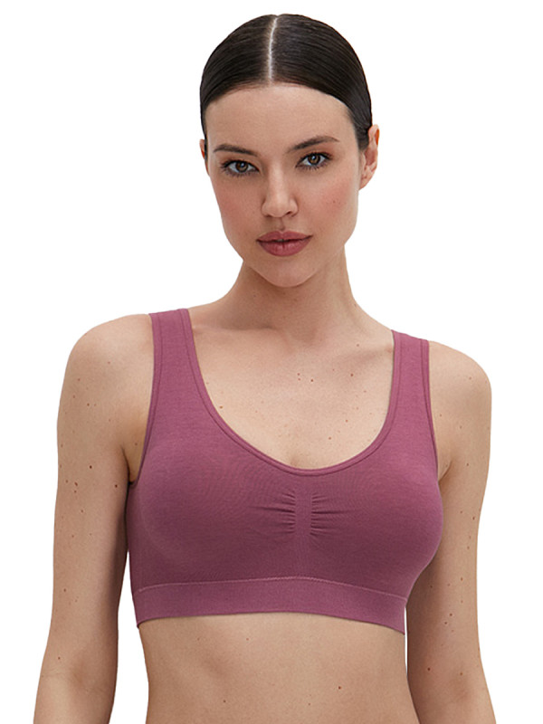 Топ на широких бретелях  OMSA TOP COTTON OmD 1121