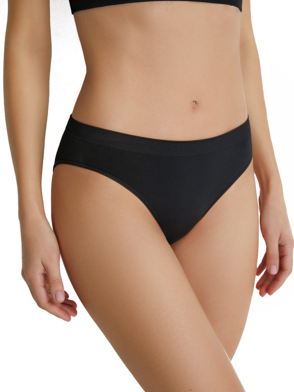 Женские трусики слип OMSA MELANGE OmD 2212 SLIP с узкой боковой частью.