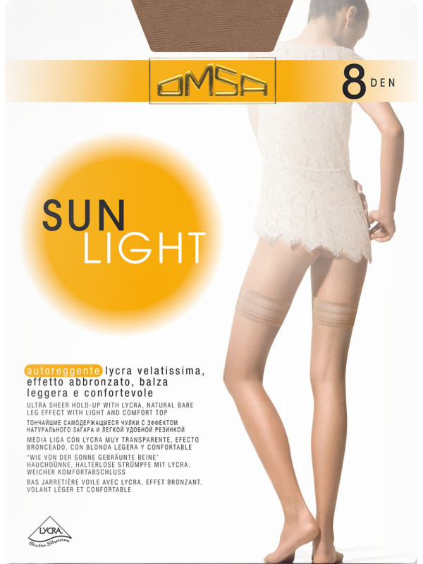 Чулки OMSA Sun light 8