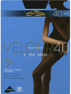 Колготки OMSA Velour 40 XL (упаковка 5 шт)