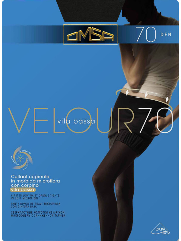 Колготки OMSA Velour 70 vitabassa