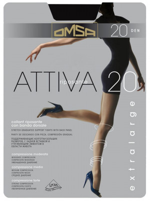 Колготки OMSA Attiva 20 XXL (упаковка 5 шт)