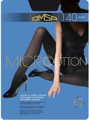 Колготки OMSA Micro&Cotton XL