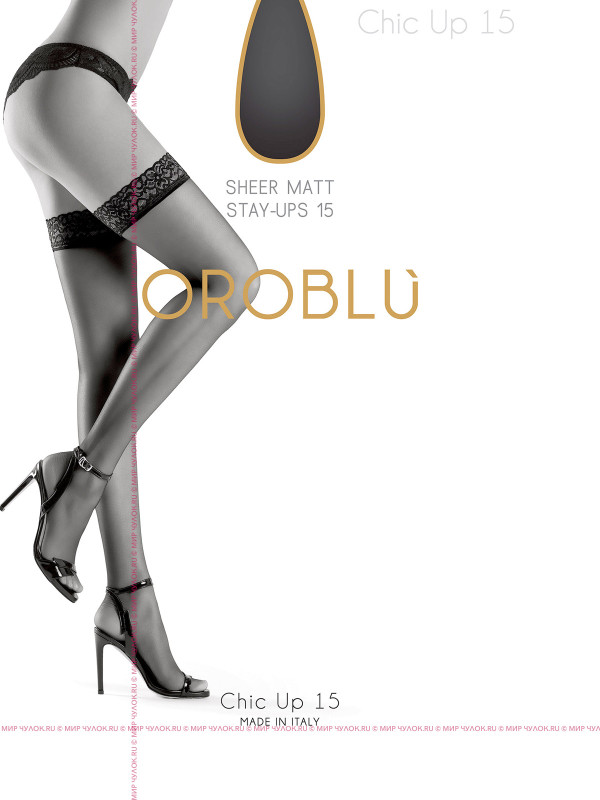 Чулки OROBLU BAS CHIC UP 15