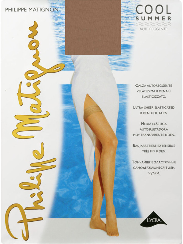 Чулки PHILIPPE MATIGNON Cool Summer 8 bas-jarretiere