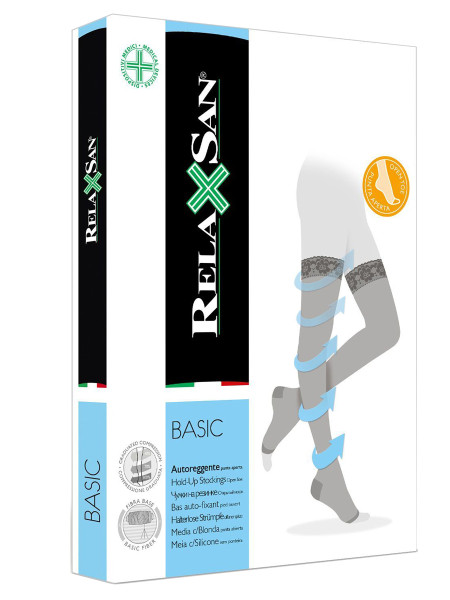 Чулки RELAXSAN STAY-UP 280 OPEN TOE