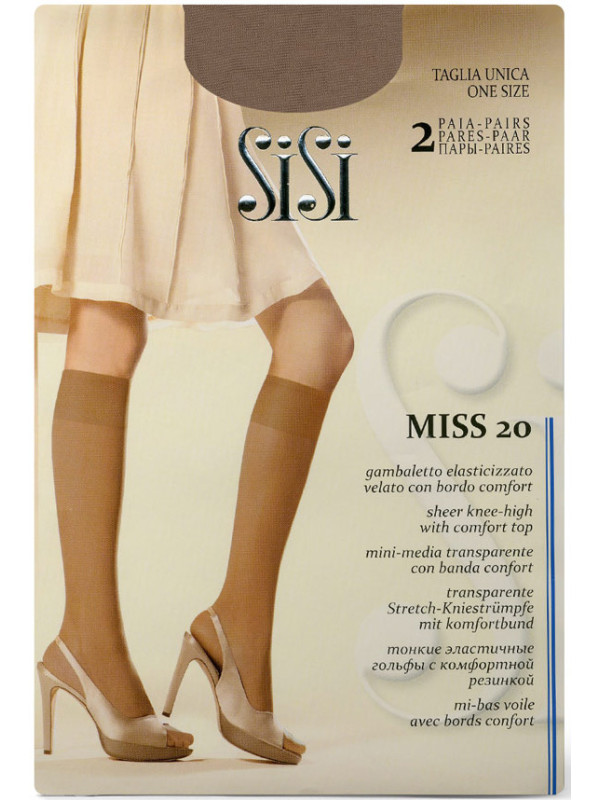 Гольфы SISI Miss 20 gambaletto (упаковка 18 шт)