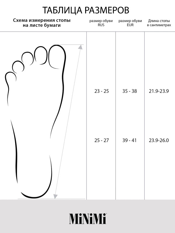 Носки MINIMI MINI COTONE art. 1201