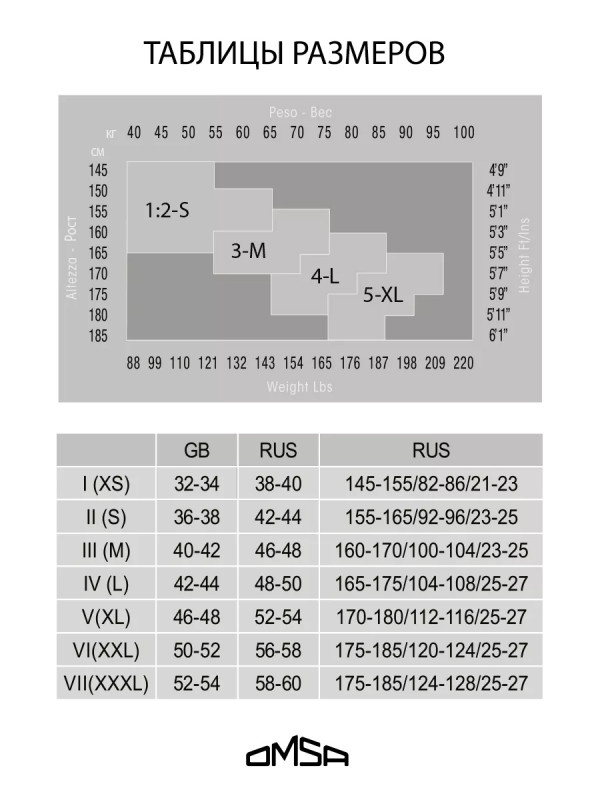 Колготки OMSA MATTE 40
