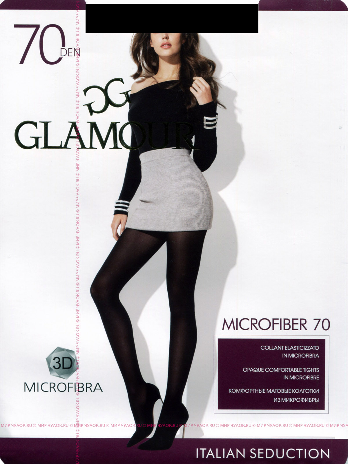 Glamour колготки. Microfiber 3d 100