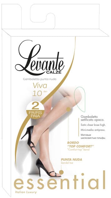 Гольфы LEVANTE VIVA 10 PUNTA NUDA