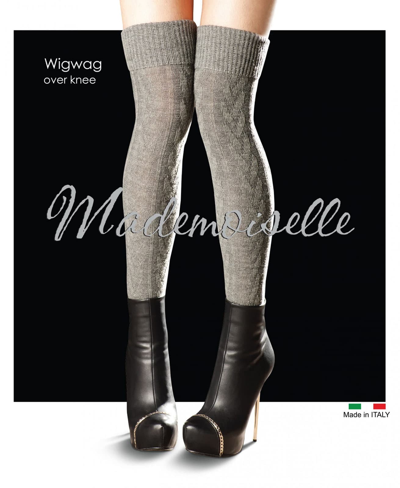 Ботфорты MADEMOISELLE Wig wag over-knee